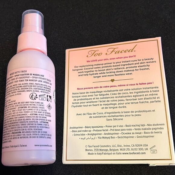 🌻 NYX Marshmallow Setting Spray Full Size & Too Faced Hangover TravelSz Primer - Picture 2 of 2